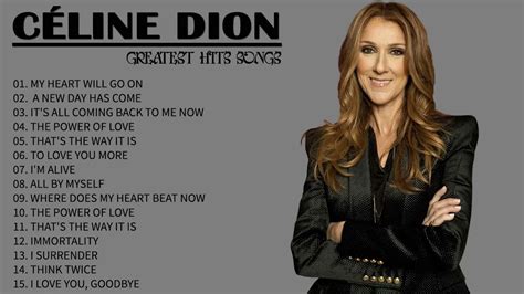 celine dion best live performance|Celine Dion top 10 hits.